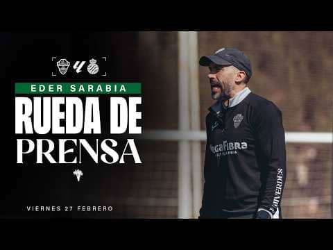 Eder Sarabia habla sobre el #ElcheEspanyol correspondiente a la jornada 26 de de #LaLigaEASports