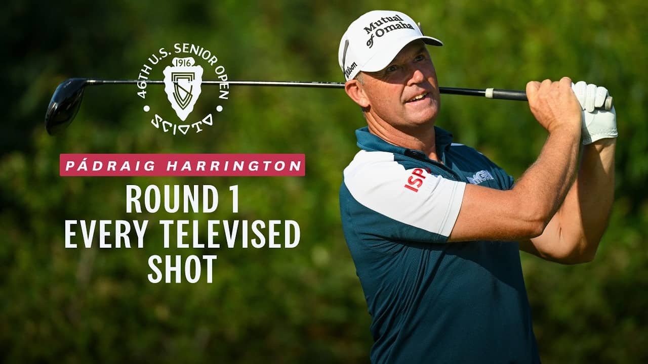 Pádraig Harrington, Round 1 | Every Televised Shot: 2026 U.S. Senior Open Highlights