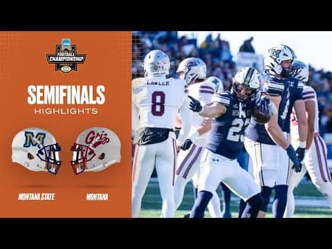 Montana State vs. Montana: 2025 FCS semifinal highlights