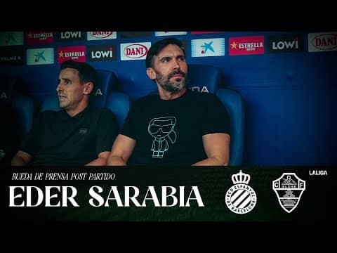 La valoración de Eder Sarabia tras el encuentro en el RCDE Stadium