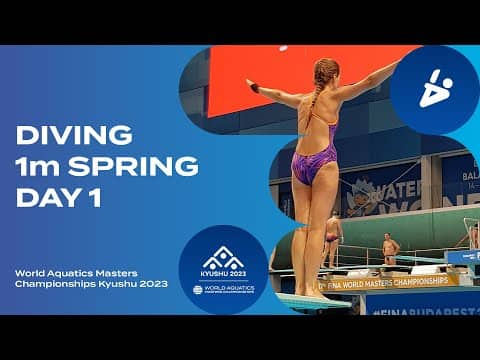 Epic 1m Springboard Dive | Day 1 Highlights | World Aquatics Masters 2023