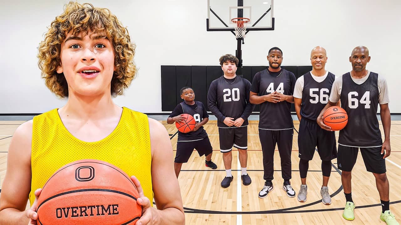 15 Year Old Prodigy Vs Age 0-100 Hoopers