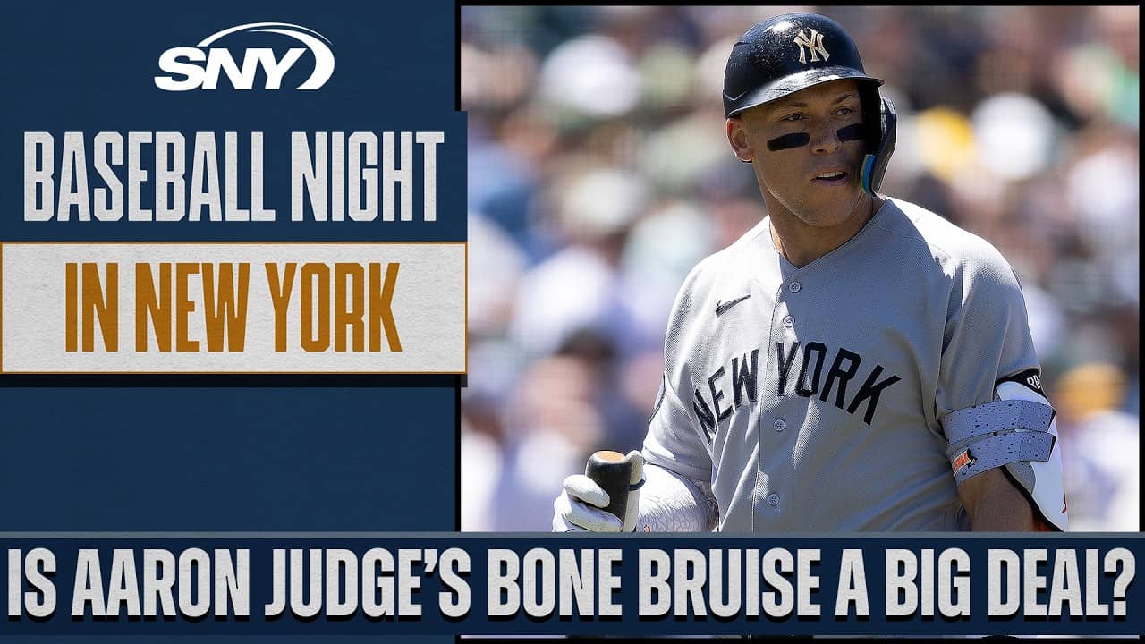 How much time will Aaron Judge miss with a bone bruise? | Baseball Night in NY