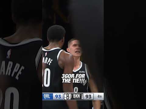 EGOR DËMIN...ICE IN HIS VEINS!!!! #nba #brooklynnets #clutch