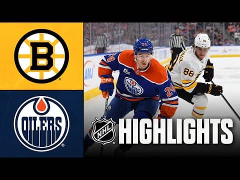 Bruins vs. Oilers | NHL Highlights | December 31, 2025