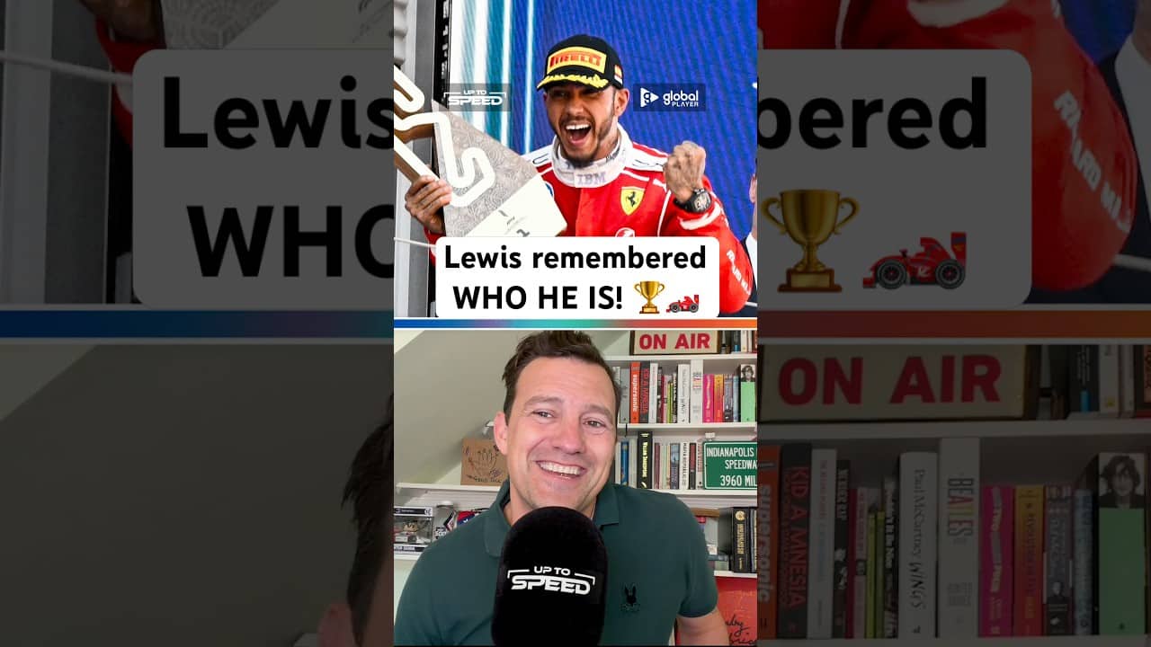 Lewis Hamilton has won his FIRST race with Ferrari! 🥳🏎️