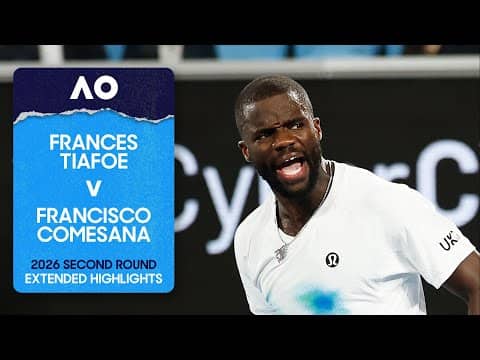 Frances Tiafoe v Francisco Comesana Extended Highlights | Australian Open 2026 Second Round