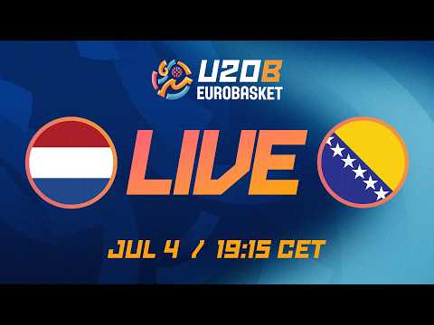 LIVE - NED v BIH | FIBA U20 Women's EuroBasket 2026 Division B | Group Phase