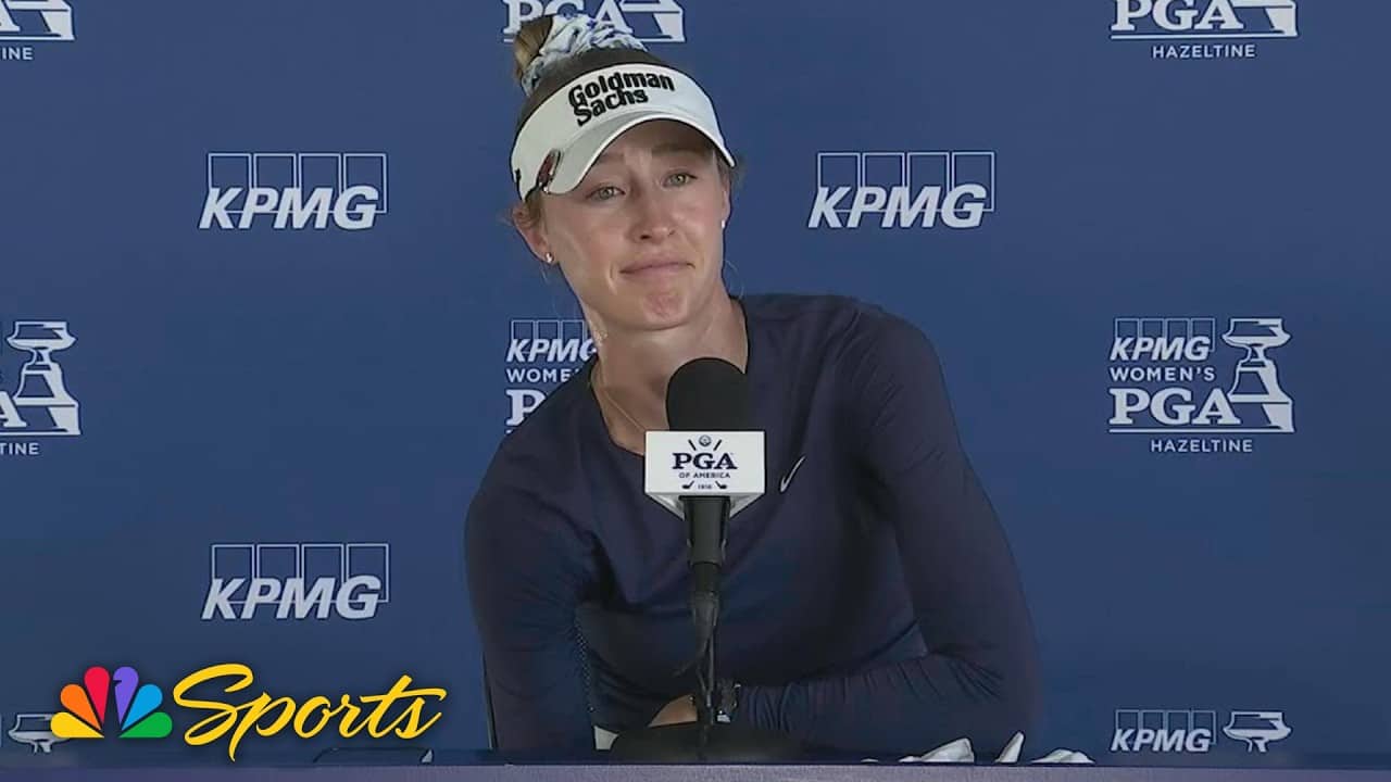 Nelly Korda after KPMG Women's PGA Round 3: 'I just left a few putts out there' | Golf on NBC Sports