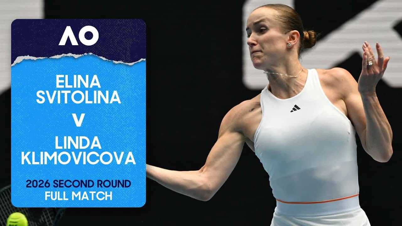 Elina Svitolina v Linda Klimovicova Full Match | Australian Open 2026 Second Round