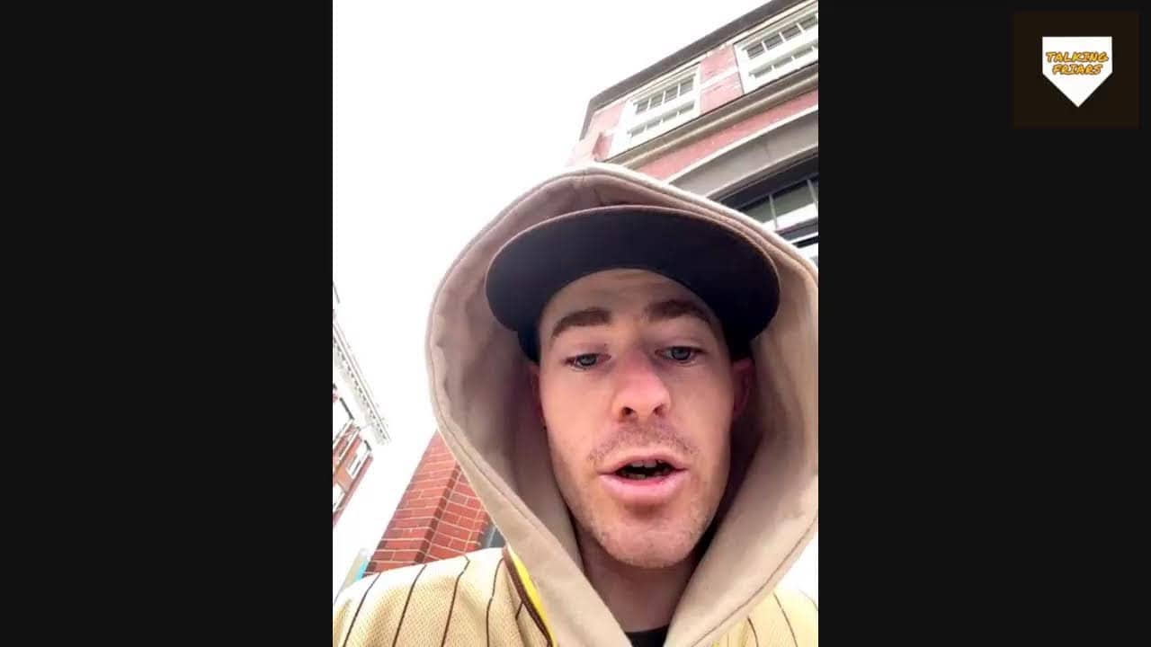 Live outside Fenway before Padres Red Sox