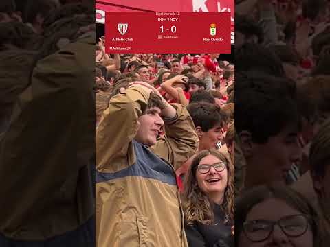 🙆 L@s athleticzales alucinaron con el golazo de Nico Williams frente al Real Oviedo