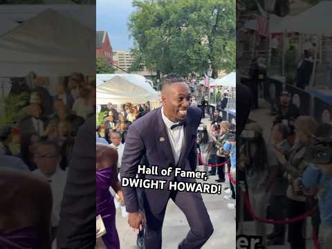 Dwight Howard pulling up to the 2025 Hall of Fame Enshrinement Ceremony!