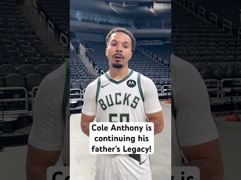 Cole Anthony on wearing No. 50 in Milwaukee and continuing the Anthony legacy!