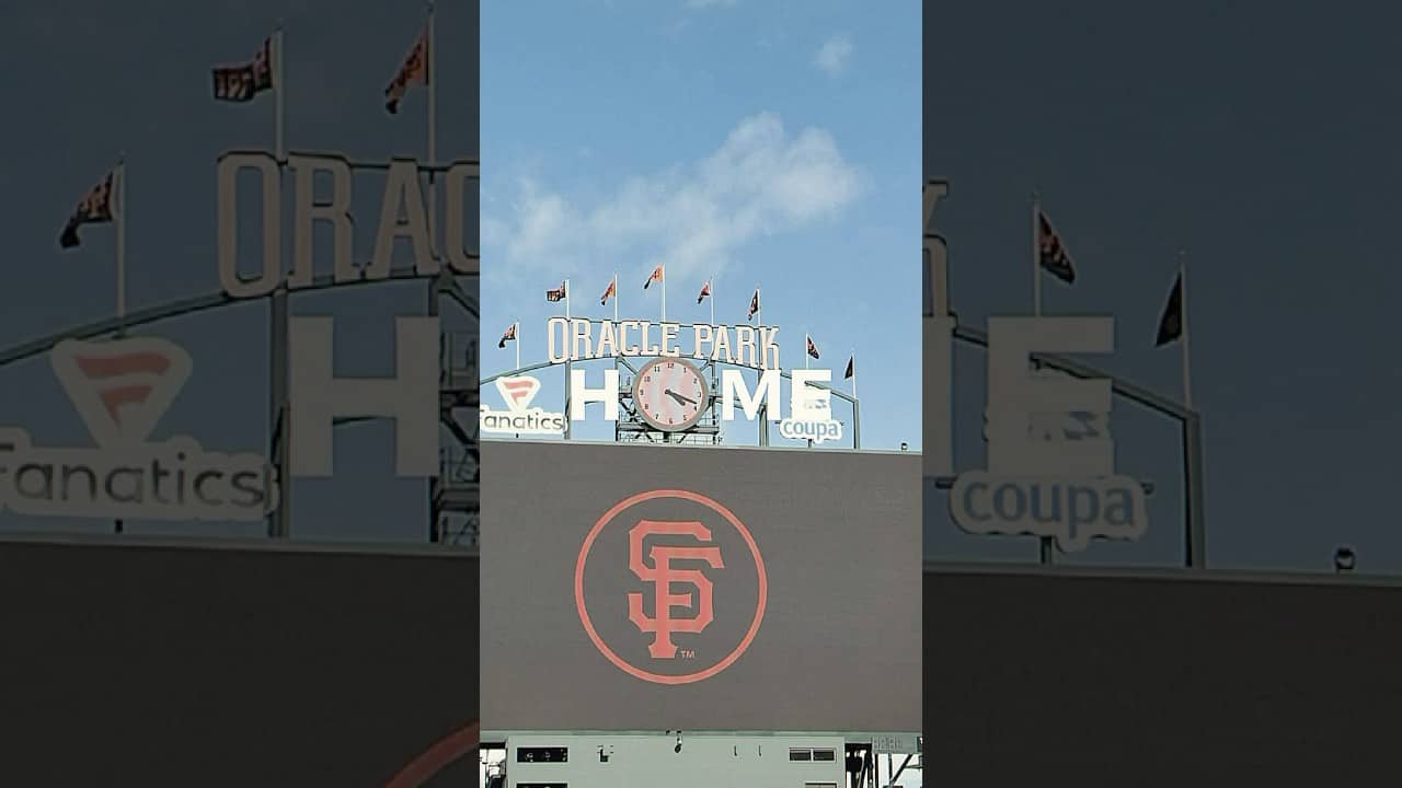 Back home at Oracle Park 🏠🧡