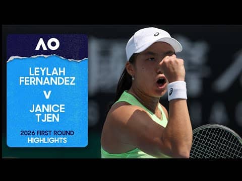 Leylah Fernandez v Janice Tjen Highlights | Australian Open 2026 First Round