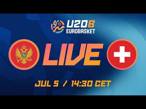 LIVE - Montenegro v Switzerland | FIBA U20 Women's EuroBasket 2026 Division B | Group Phase