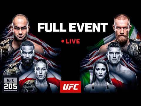 π¨ LIVE π¨ UFC 205 Replay! | FULL EVENT