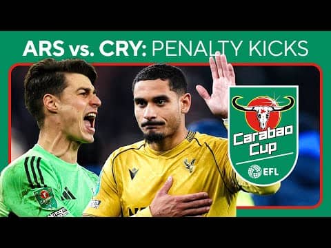 Arsenal vs. Crystal Palace: Penalty Kicks | Carabao Cup Quarterfinals | CBS Sports Golazo