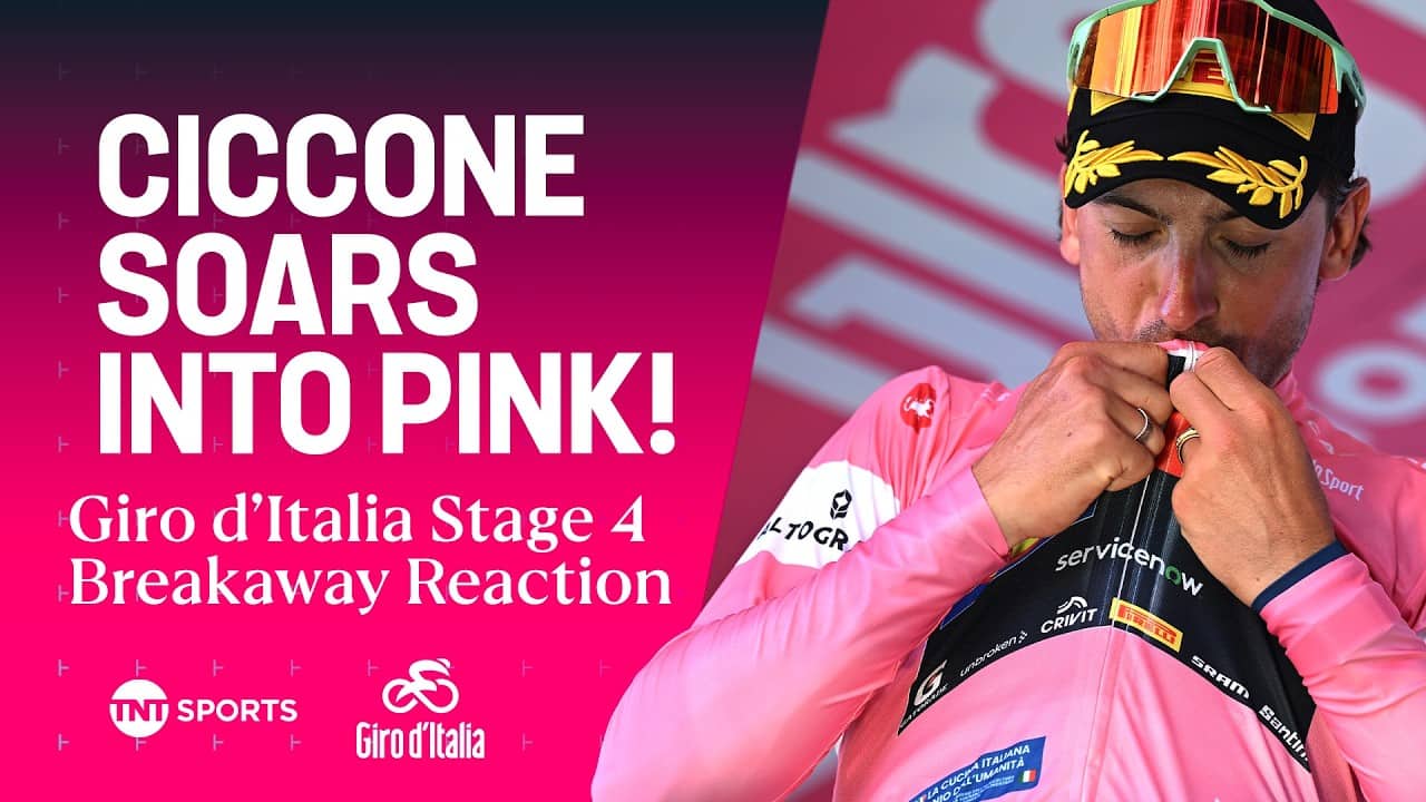Giro d'Italia Stage 4 REACTION: Movistar blows up the peloton as Ciccone takes Maglia Rosa 🩷