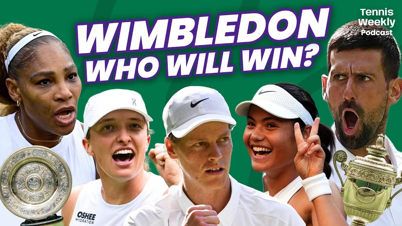 Wimbledon PREDICTIONS! Can Serena go on a RUN? Will Sinner DEFEND title or is Djokovic winning 25?