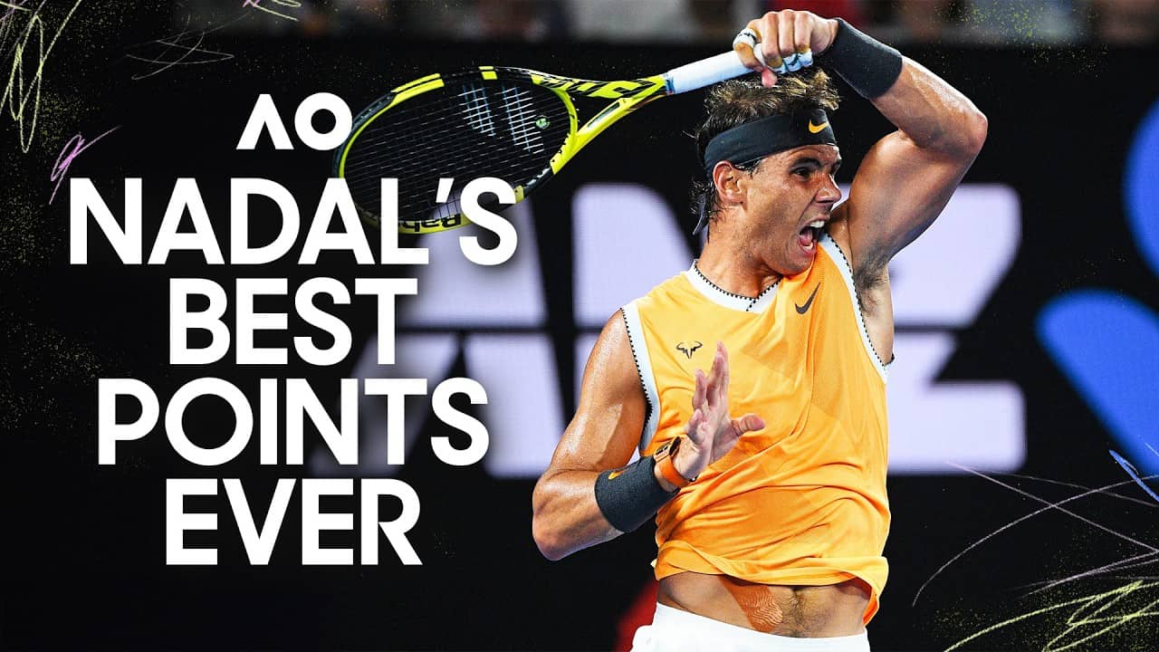 40 of Nadal's Greatest Ever Points at the Australian Open