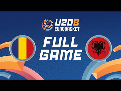 LIVE - Romania v Albania | FIBA U20 Women's EuroBasket 2025 Division B | Classification Groups 9-14
