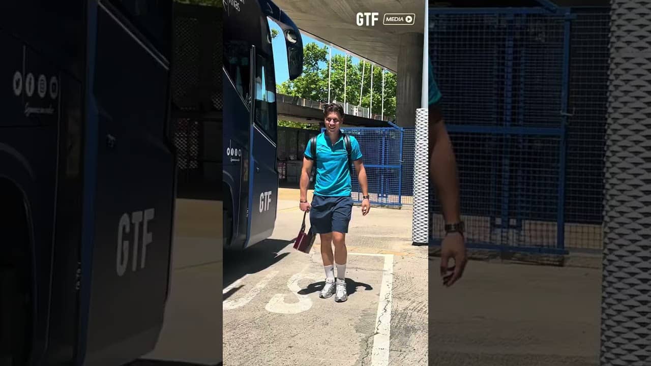 Concentración del Getafe C.F. previa al partido frente a CA Osasuna de la jornada 38 de LALIGA