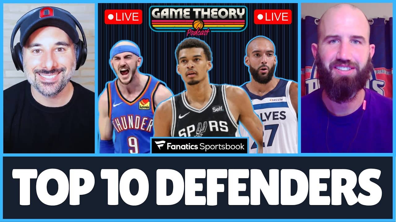 Top 10 Defenders in the NBA this season! | Game Theory Podcast