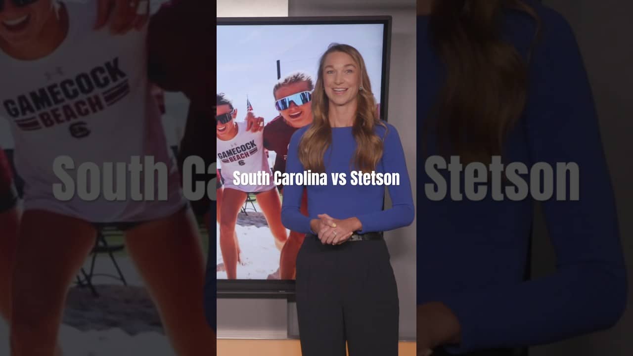 Southern region holding it down!! #southcarolina #stetson #ncaavolleyball #beachvolleyball #ncaa