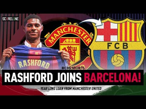 MAJOR TRANSFER: Marcus Rashford Joins FC Barcelona on loan from Manchester United 🤯💥 | Scoreline