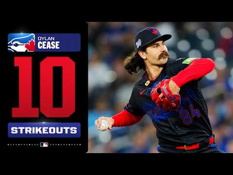 Dylan was DEALIN'! 😤 Dylan Cease strikes out TEN in a dominant start for the Blue Jays! 🔥