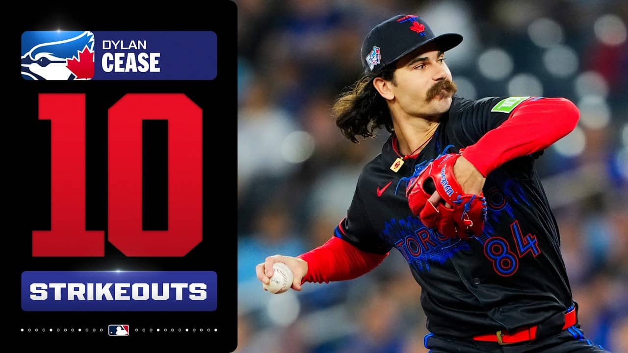 Dylan was DEALIN'! 😤 Dylan Cease strikes out TEN in a dominant start for the Blue Jays! 🔥