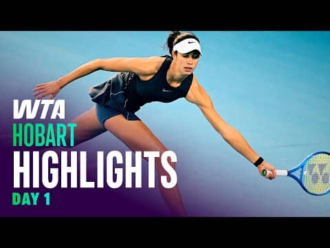 Day 1 in Hobart featuring Danilovic, Li, Preston and more | WTA Match Highlights