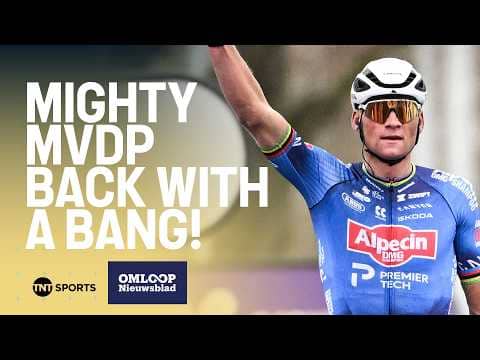 How Mathieu van der Poel stormed to solo victory with stinging Muur van Geraardsbergen attack 💨