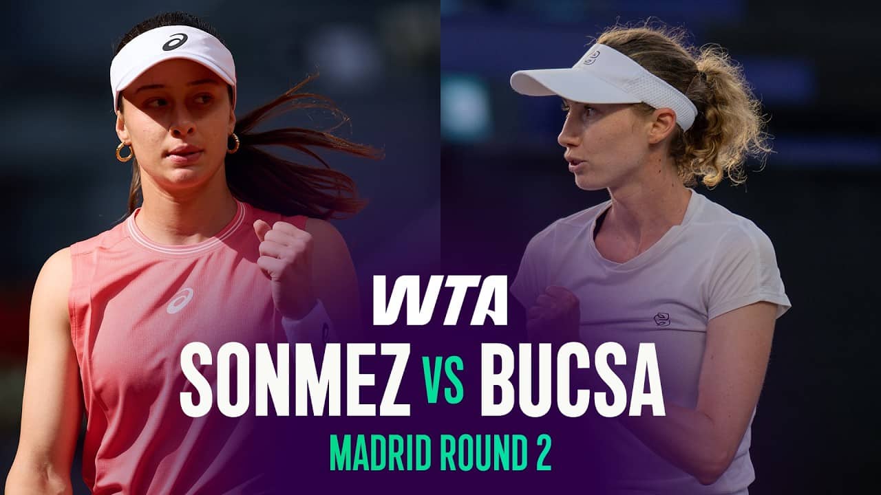 Zeynep Sonmez vs. Cristina Bucsa | 2026 Madrid Round 2 | WTA Match Highlights