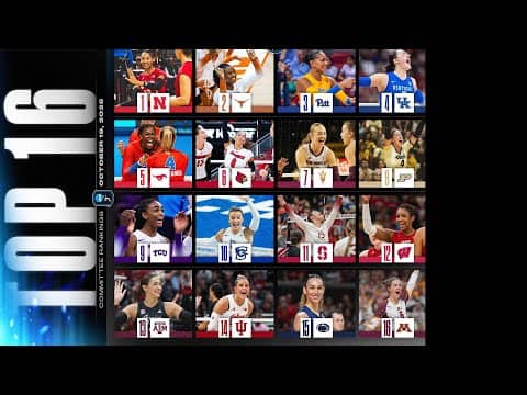 NCAA volleyball committee's in-season top 16 rankings: Breakdown & takeaways