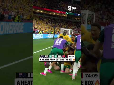 THE SOCCEROOS GO UP 2-0 THANKS TO CONNOR METCALFE 🇦🇺
