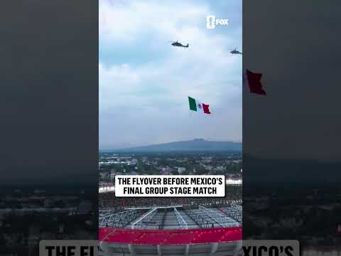 A BEAUTY of a flyover at Mexico City Stadium