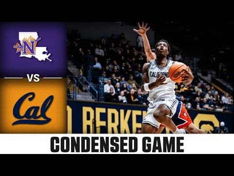 Northwestern State vs. Cal Condensed Game | 2025-26 ACC Men's Basketball