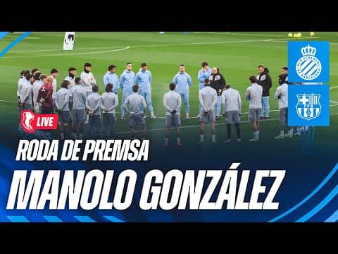 🔴 LIVE | 🎥 Roda de premsa de Manolo González prèvia a l’Espanyol 🆚 Barça | #RCDE #EspanyolMEDIA