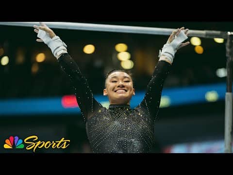Leanne Wong fights to the end in second-place finish at U.S. Gymnastics Championships | NBC Sports
