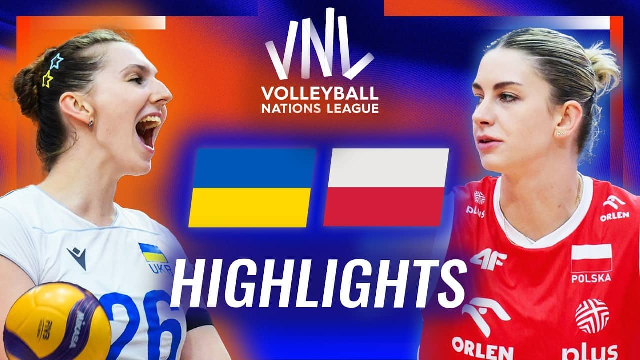 Ukraine 🇺🇦 vs. Poland 🇵🇱 - Highlights | Week 2 | Women's VNL 2026