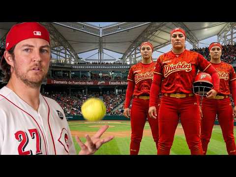 3 Baseball Players vs A Pro Softball Team