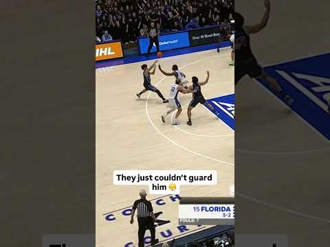 He was going off 😮‍💨 #duke #dukebasketball #collegebasketball #ncaabasketball #basketball #sports