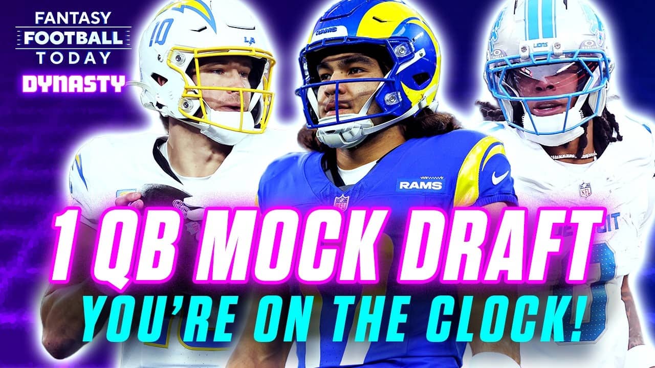 Come Draft With Us! 🚨 1QB Dynasty Rookie Mock Draft