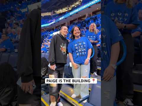 Paige Bueckers is here for Game 7 👀