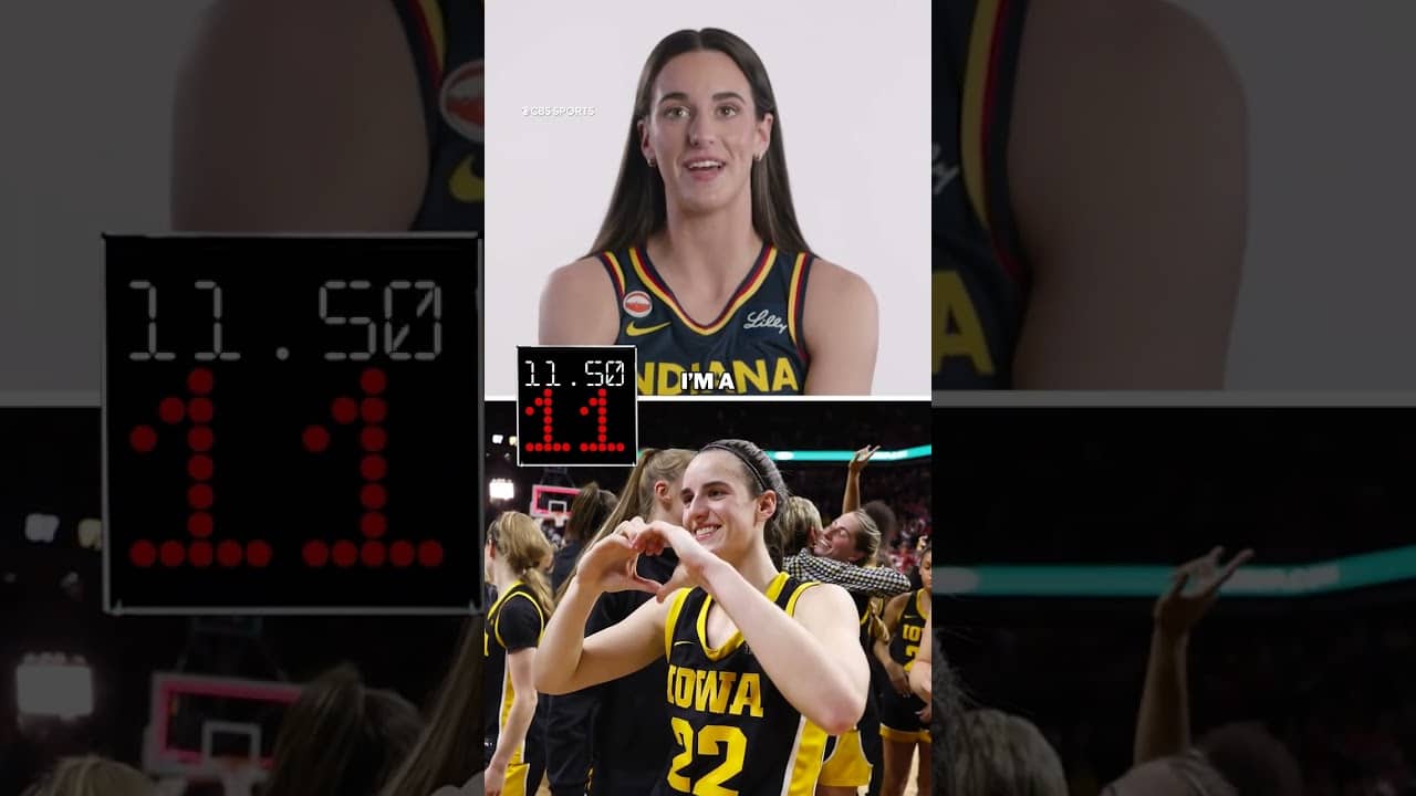 24-second shot clock with Fever's Caitlin Clark 🔥 #wnba #caitlinclark