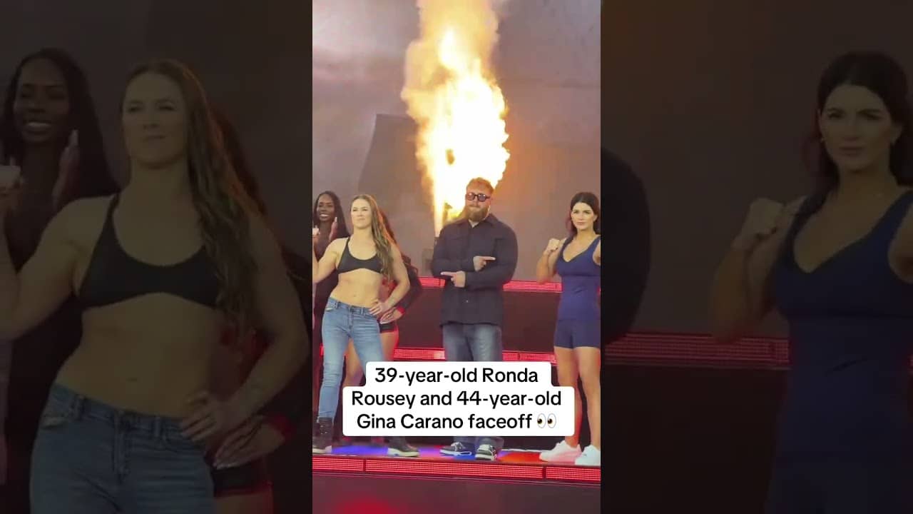 Rousey vs. Carano faceoff 😯