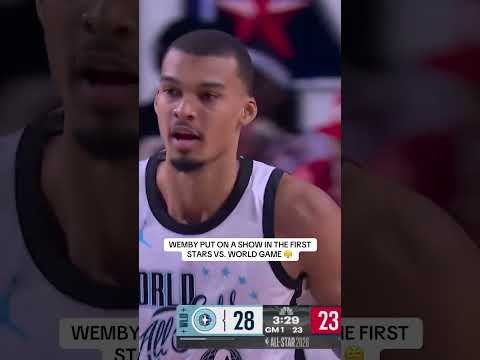 What a start to the 75th #NBAAllStar game by Wemby 👏